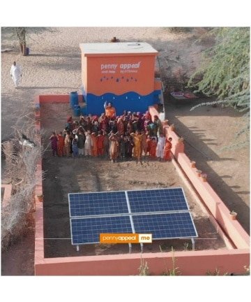 Solar Powered Water and Power Centres, Penny Appeal